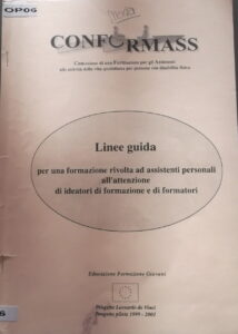 linee guida per una formazione rivolta ad assistenti personali all'attenzione dei ideatori di formazione e di formatori