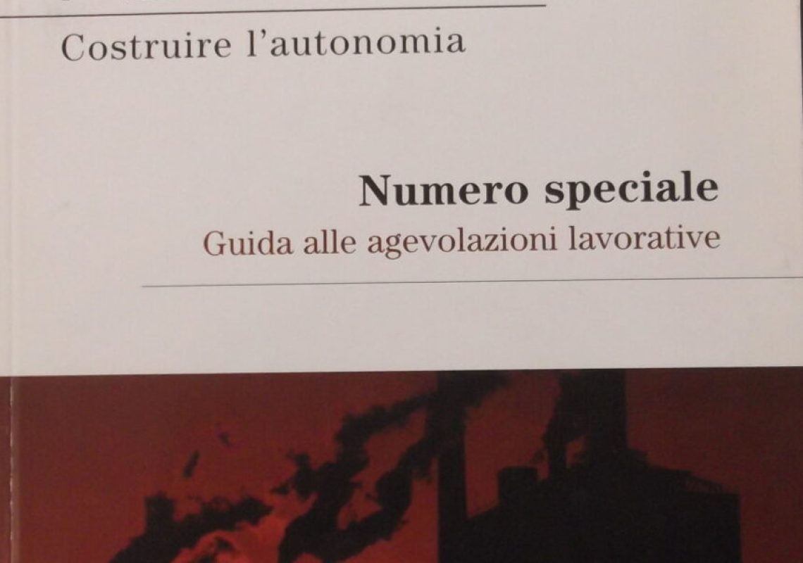 Costruire l'autonomia numero speciale
