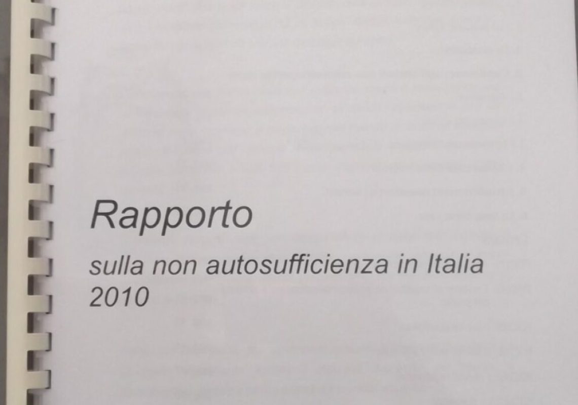 rapporto sulla non autosufficienza in Italia
